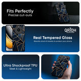 Abstract Tiles Glass Case for Realme 15T 5G
