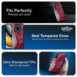 Crimson Ruby Glass Case for Realme 15T 5G