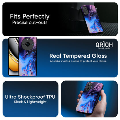 Psychic Texture Glass Case for Realme 14x 5G