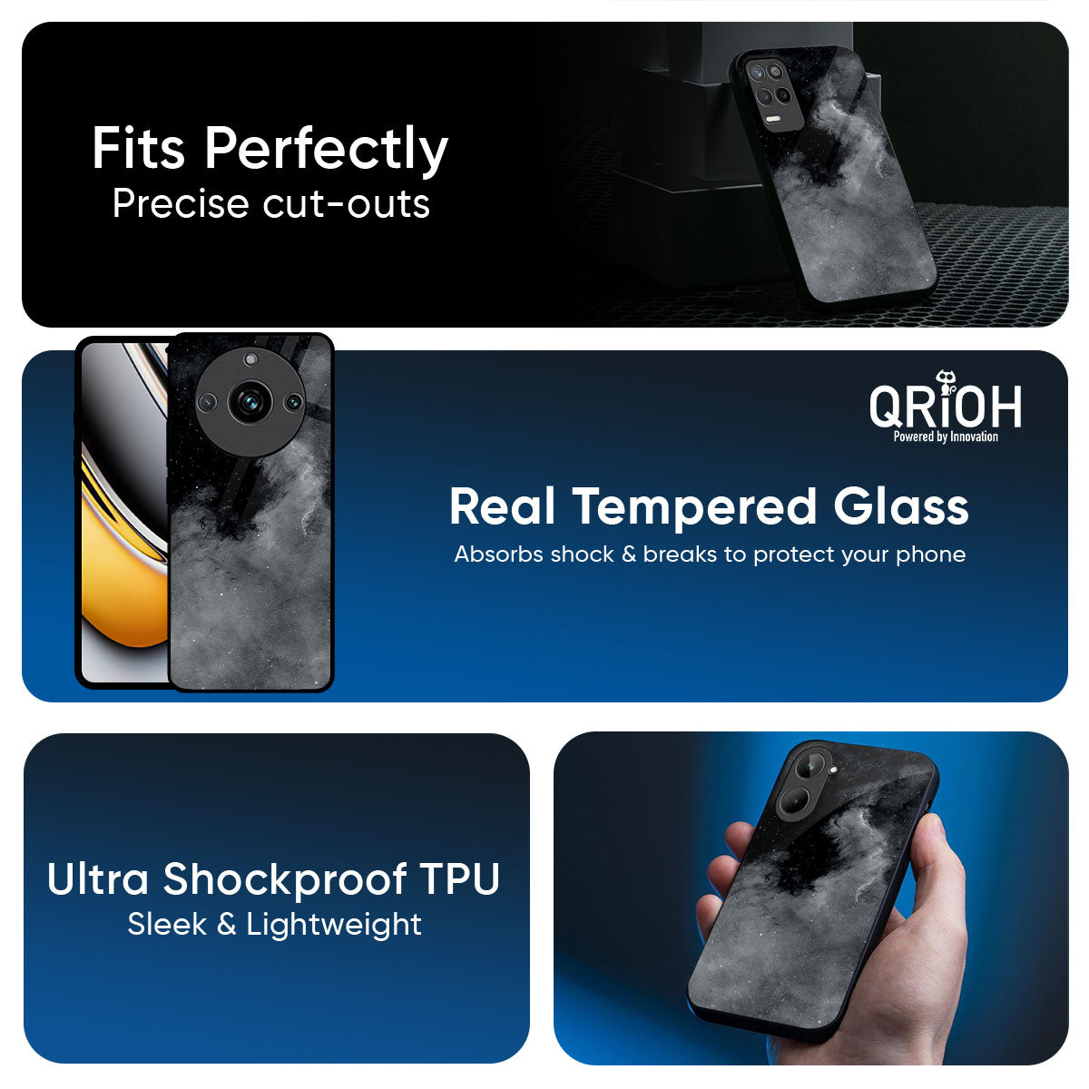 Fossil Gradient Glass Case For Realme 16 Pro 5G