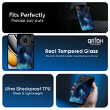 Dazzling Ocean Gradient Glass Case For Realme C65 5G