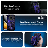 Techno Color Pattern Glass Case For Realme C65 5G