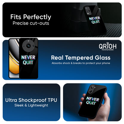 Never Quit Glass Case For Realme 14 Pro Plus 5G