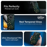 Dazzling Stars Glass Case For Realme Narzo 80 Lite 5G