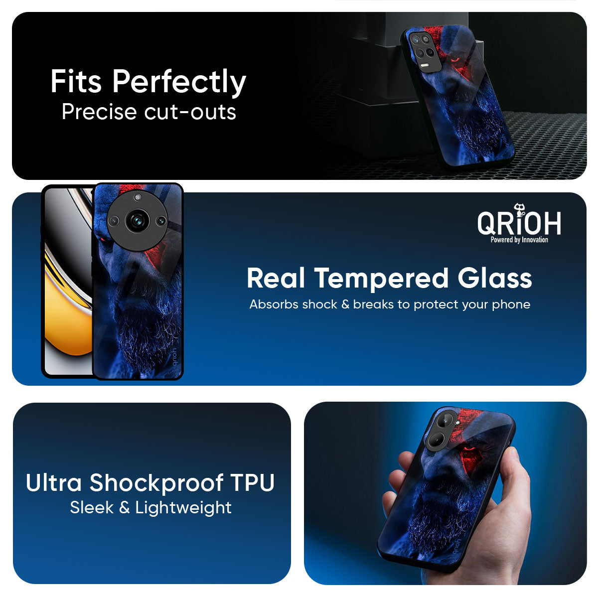 God Of War Glass Case For Realme 16 5G