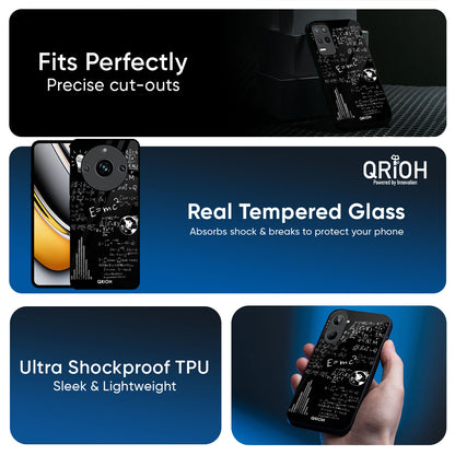 Funny Math Glass Case for Realme C85 5G