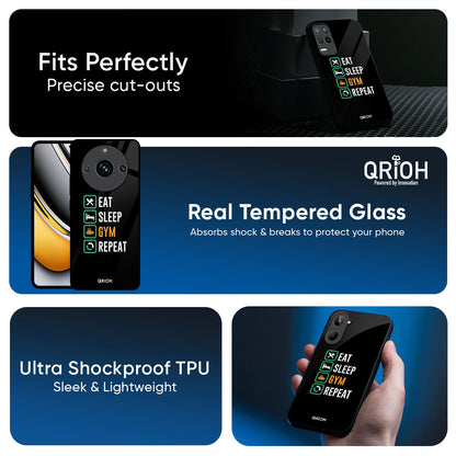 Daily Routine Glass Case for Realme 14 Pro 5G