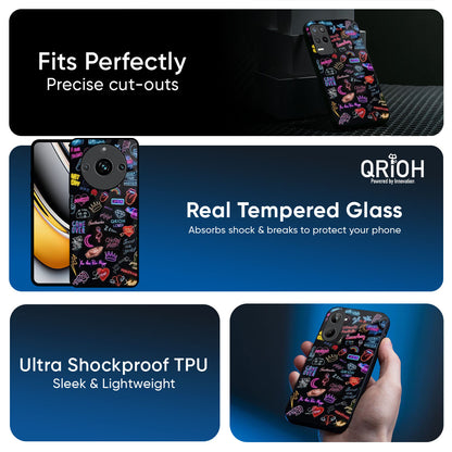 Accept The Mystery Glass Case for Realme 12X 5G