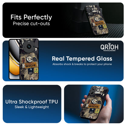 Ride Mode On Glass Case for Realme P3 5G