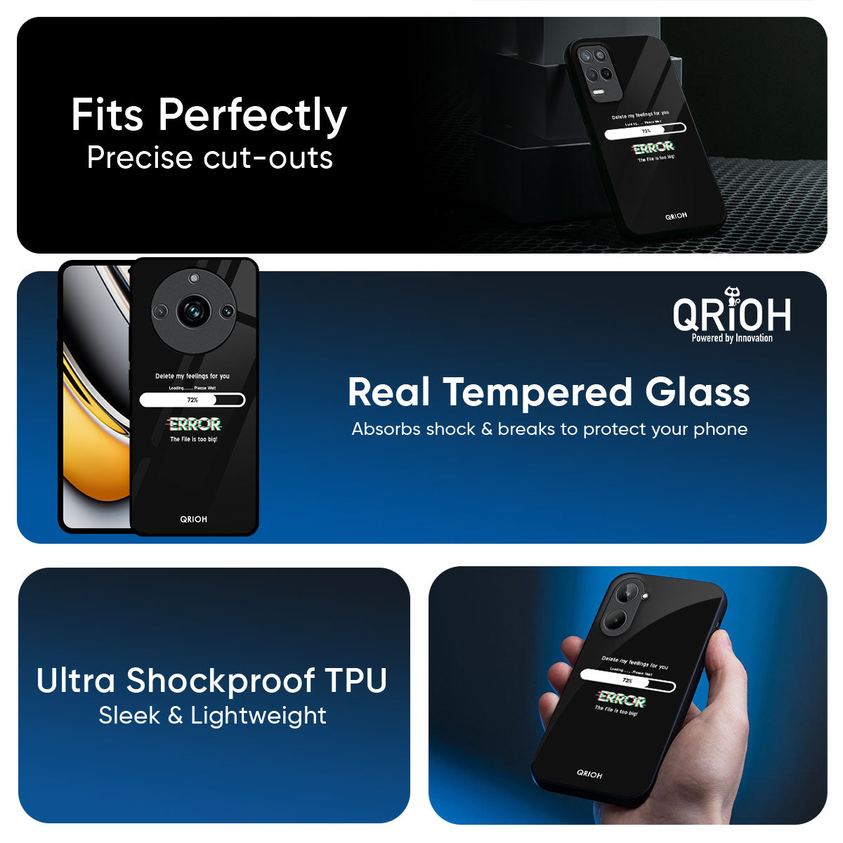 Error Glass Case for Realme 14 Pro 5G