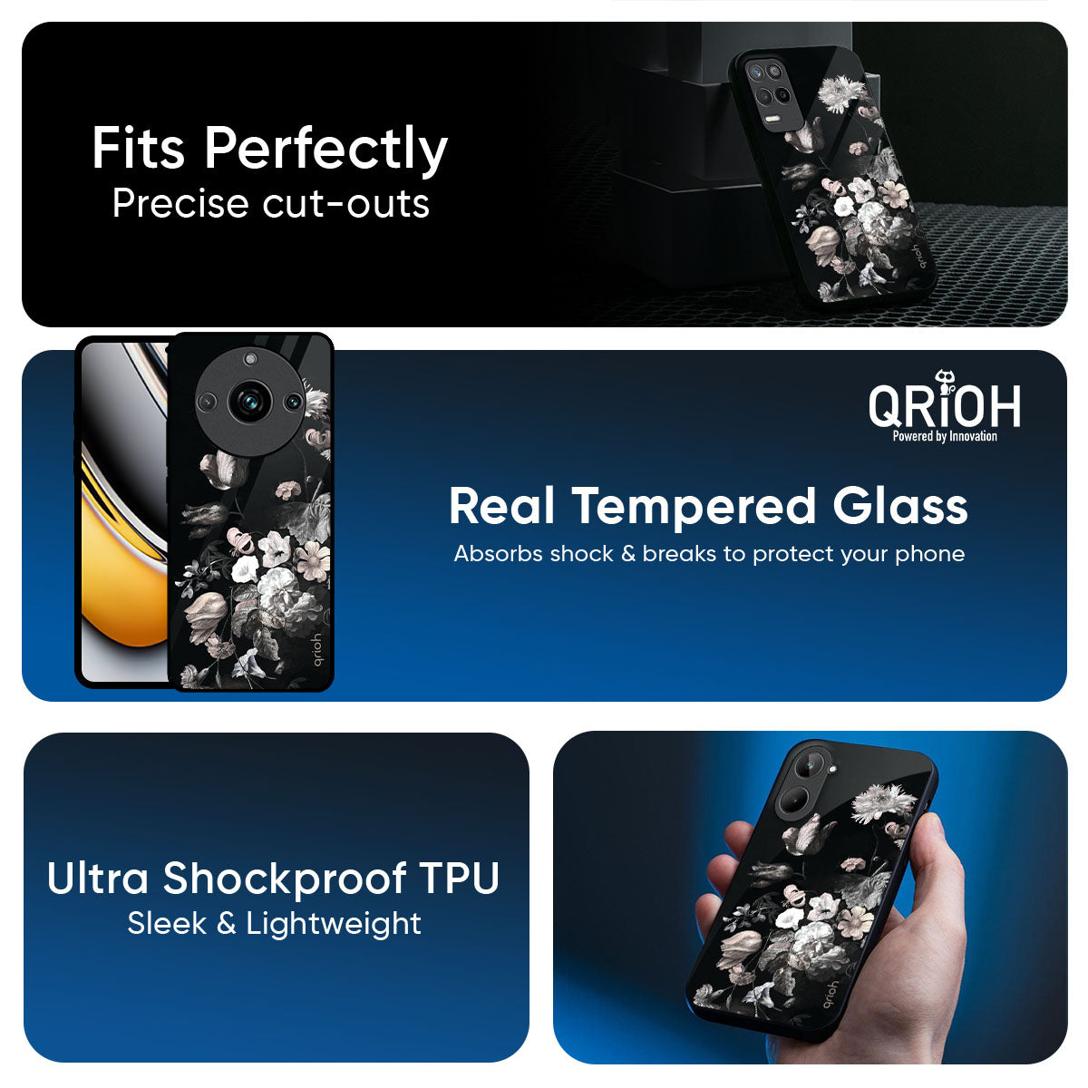 Artistic Mural Glass Case for Realme 14 Pro 5G