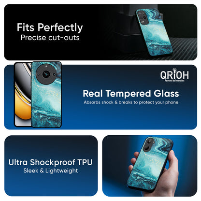 Sea Water Glass Case for Realme GT8 Pro 5G