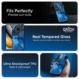 Gold Sprinkle Glass Case for Realme Narzo 80 Lite 5G
