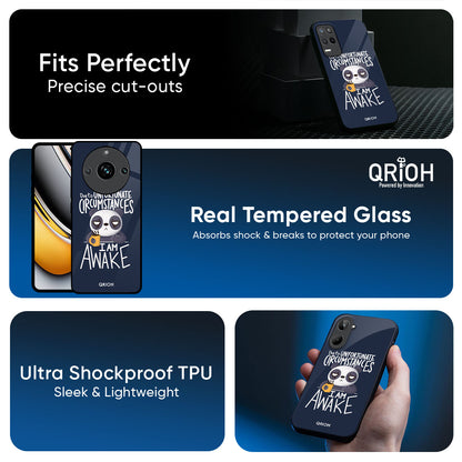 Struggling Panda Glass Case for Realme 16 5G