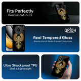 Mythical Phoenix Art Glass Case for Realme 14 5G
