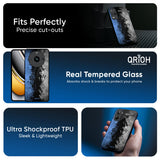 Dark Grunge Glass Case for Realme 14 5G