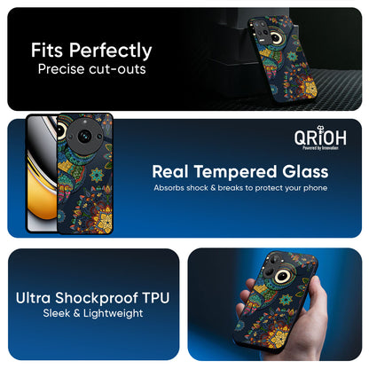 Owl Art Glass Case for Realme 16 5G