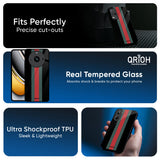 Vertical Stripes Glass Case for Realme 16 5G