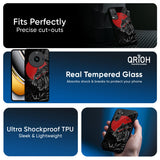 Red Moon Tiger Glass Case for Realme Narzo 80 Lite 5G