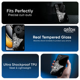 Kitten Mandala Glass Case for Realme Narzo 80 Lite 5G