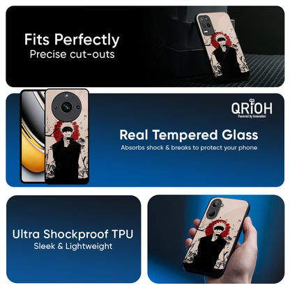 Manga Series Glass Case for Realme 14 Pro 5G
