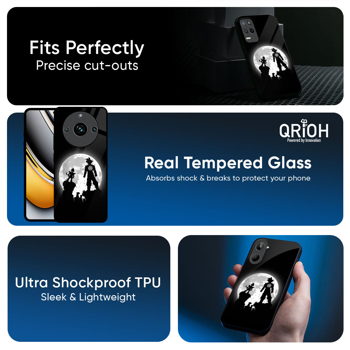 True Saiyans Glass Case for Realme 14 Pro 5G