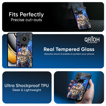 Branded Anime Glass Case for Realme C65 5G