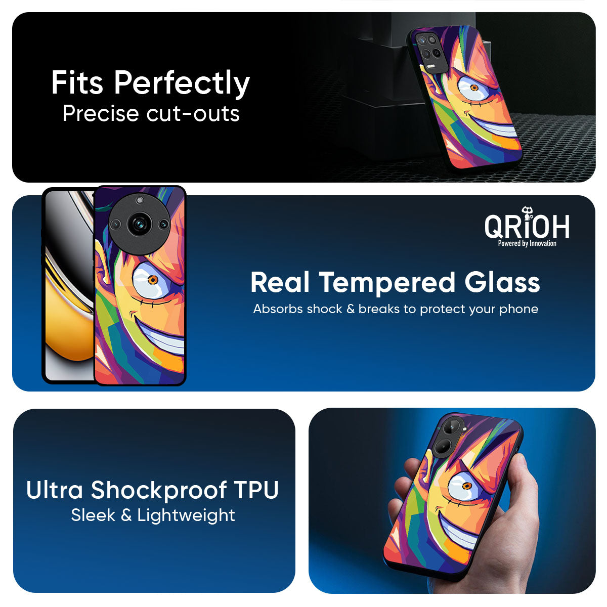 Monkey Wpap Pop Art Glass Case for Realme 15 Pro 5G