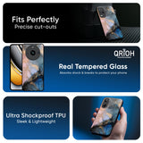 Marble Ink Abstract Glass Case for Realme P3 5G
