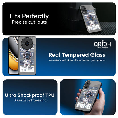 Space Flight Pass Glass Case for Realme P3 Pro 5G