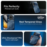 Deep Ocean Marble Glass Case for Realme Narzo 80 Lite 5G