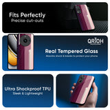 Brush Stroke Art Glass Case for Realme C65 5G