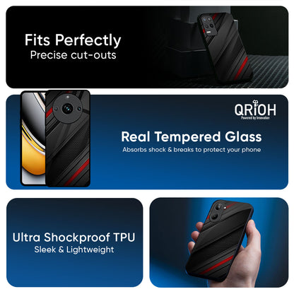 Modern Abstract Glass Case for Realme 15 Pro 5G