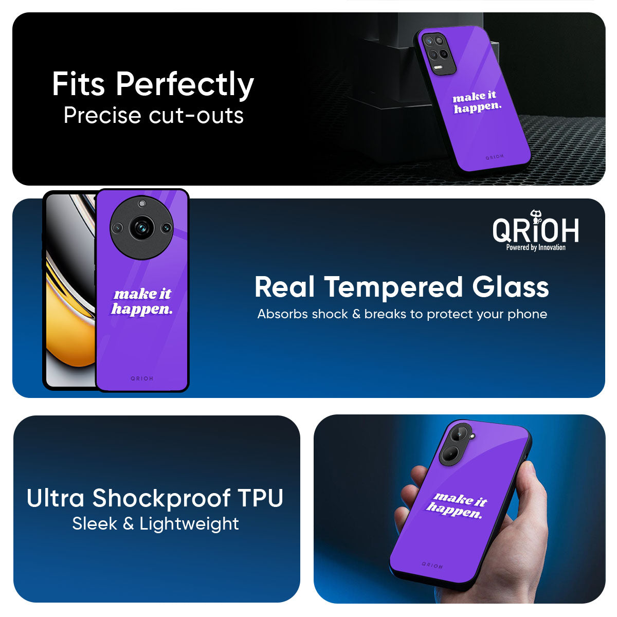 Make it Happen Glass Case for Realme 14 Pro 5G