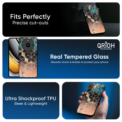 Bronze Texture Glass Case for Realme C85 5G