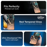 Bronze Texture Glass Case for Realme 15x 5G