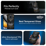 Black Warrior Glass Case for Realme 14 5G