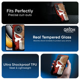 Red Skull Glass Case for Realme 15T 5G