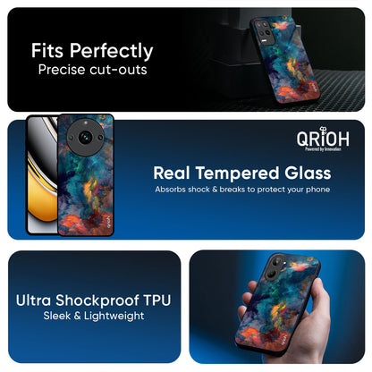 Cloudburst Glass Case for Realme 12X 5G