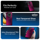 Pink Burst Glass Case for Realme 14 5G