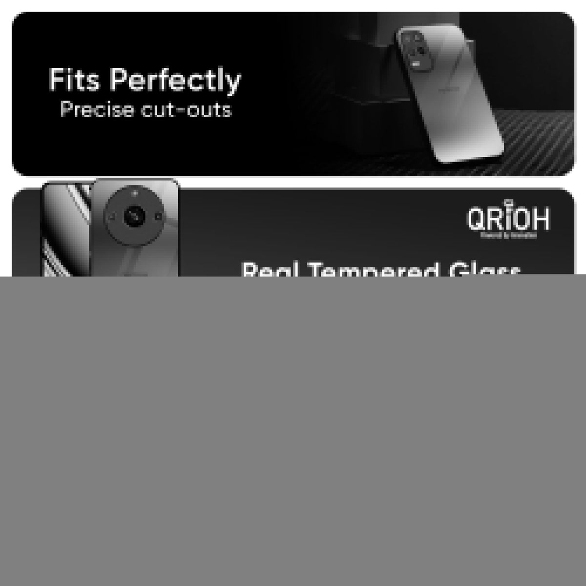 Tricolor Ombre Glass Case for Realme 14 Pro 5G