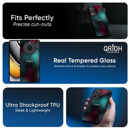 Dark Gradiant Glass Case for Realme 14 Pro 5G