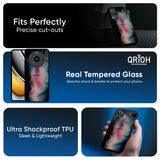 Colorful Palette Glass Case for Realme 14 5G