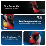 Red Garnet Glass Case for Realme Narzo 80 Lite 5G