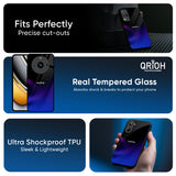 Black Onyx Glass Case for Realme 14 5G