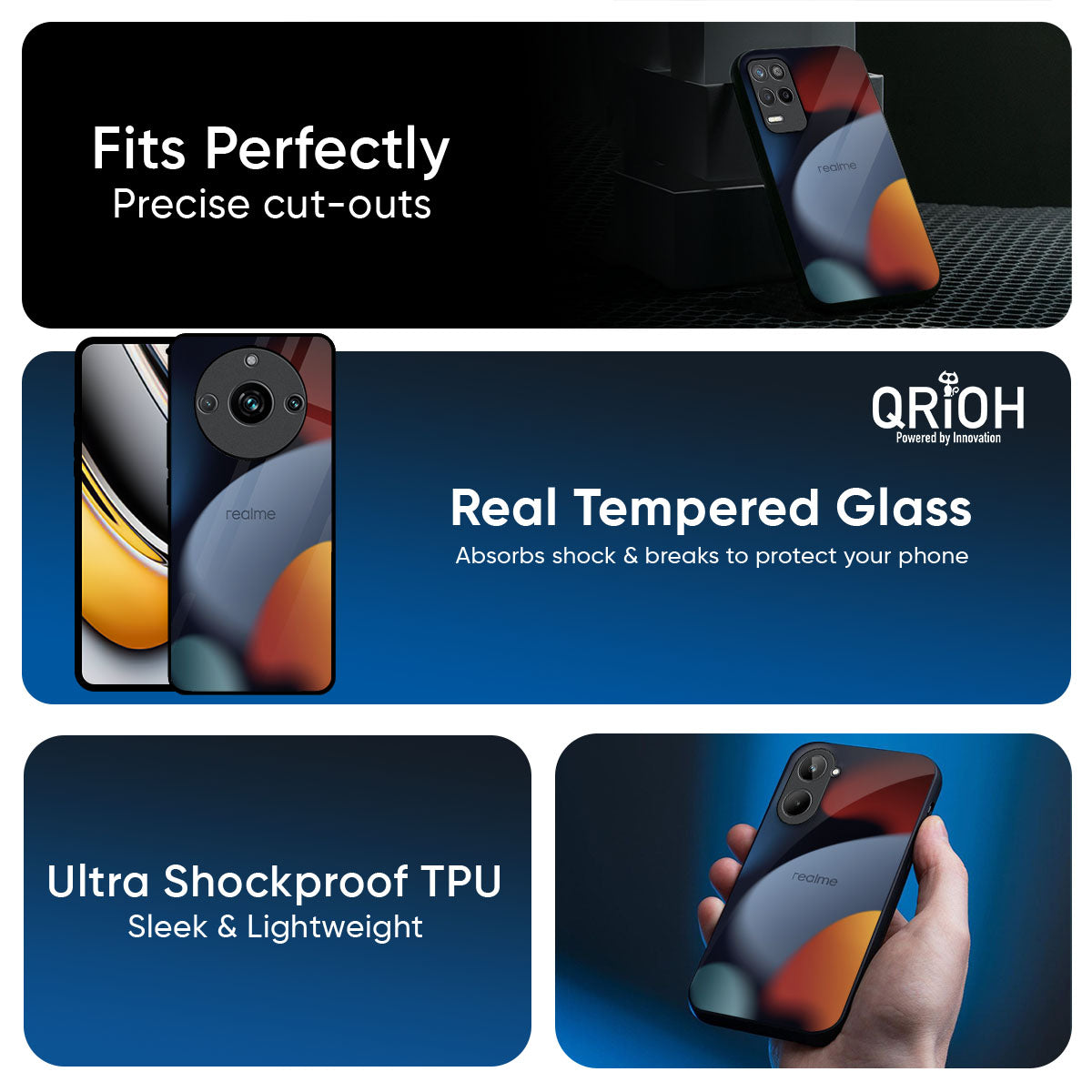 Acrylic Stones Glass Case for Realme 14 Pro Plus 5G