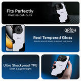 Wheat Cream Wavy Glass Case for Realme 15x 5G