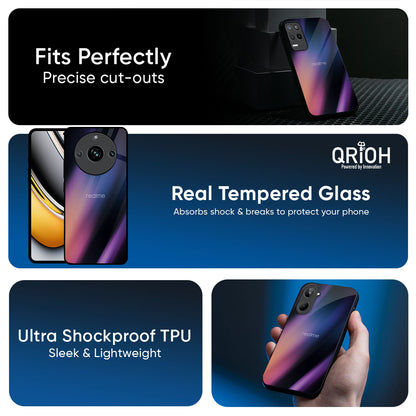 Color Fluid Glass Case for Realme Narzo 70x 5G