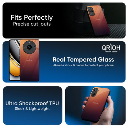 Sunset Background Glass Case for Realme 16 Pro Plus 5G