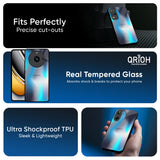Blue Swan Shadow Glass Case for Realme P4 Power 5G